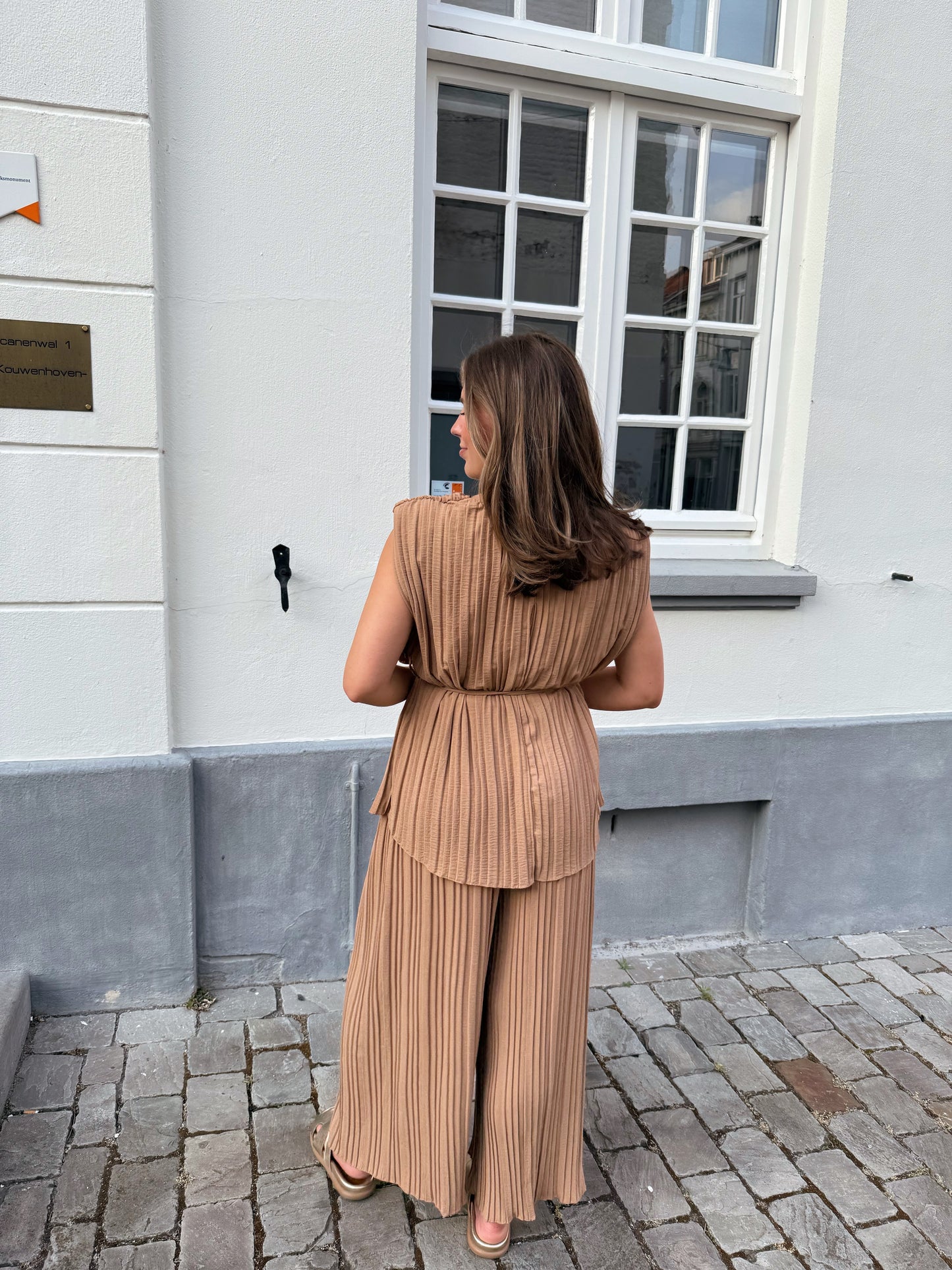 Chic co-ord set - Camel