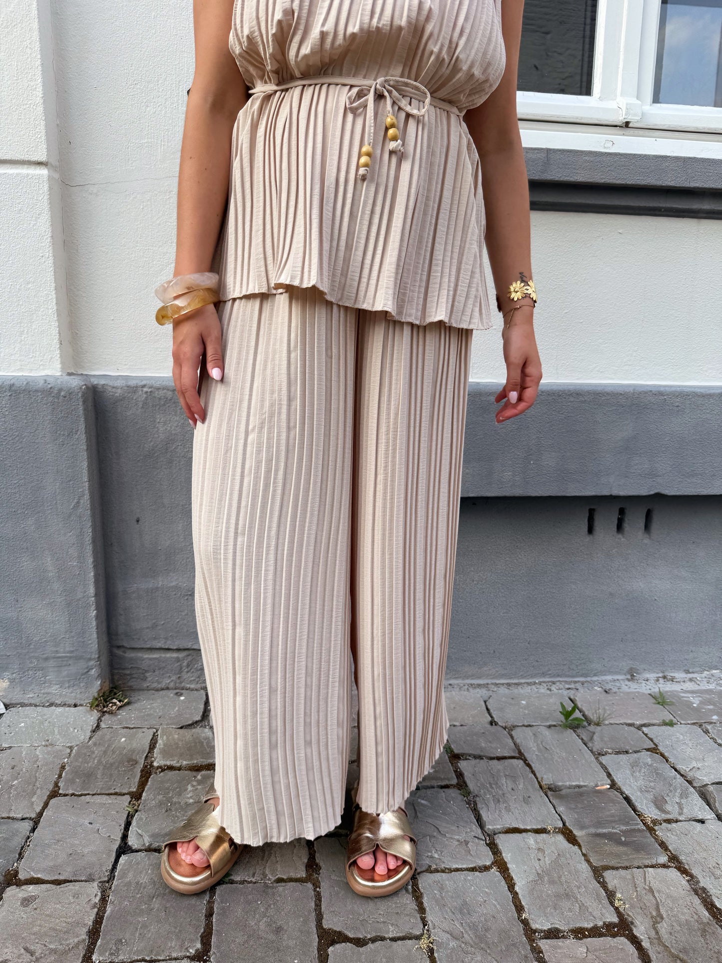 Chic co-ord set - Ecru