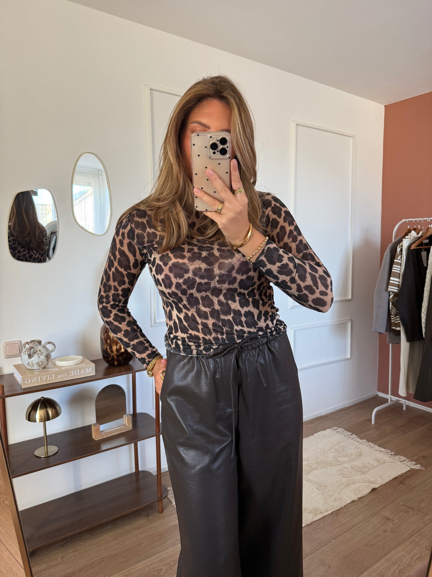 Kiki top panter - bruin