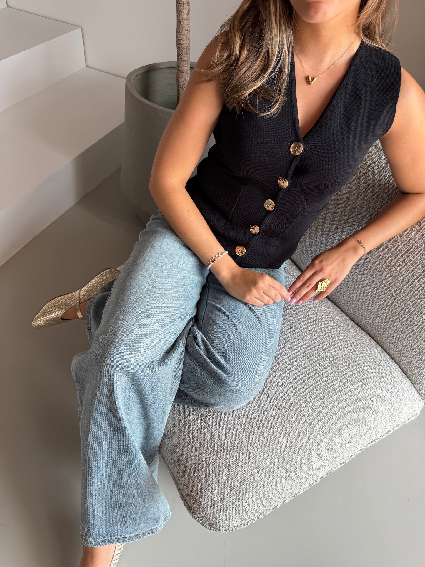 Jeans pallazo wide leg - Denim