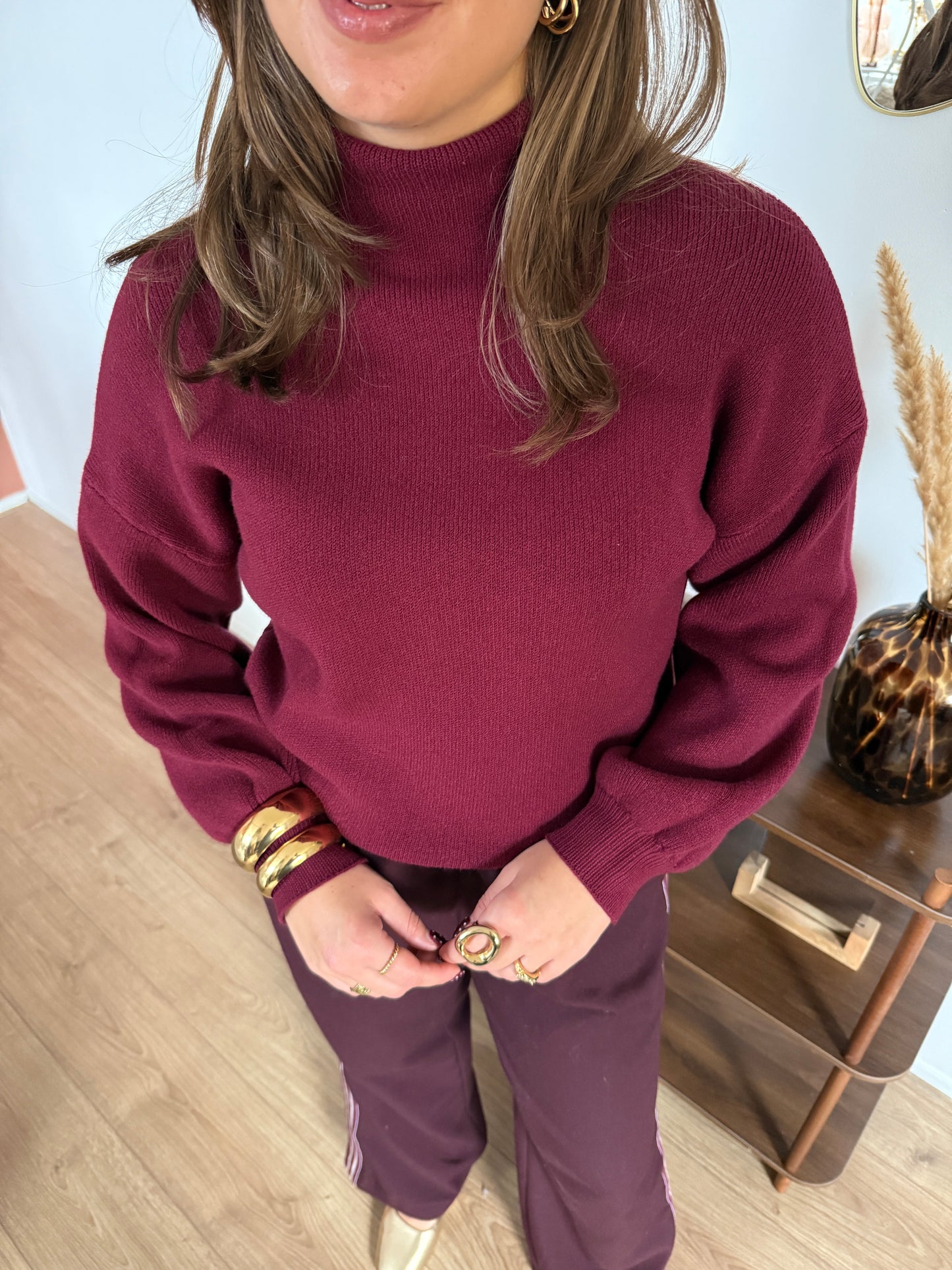 ZOE trui - bordeaux