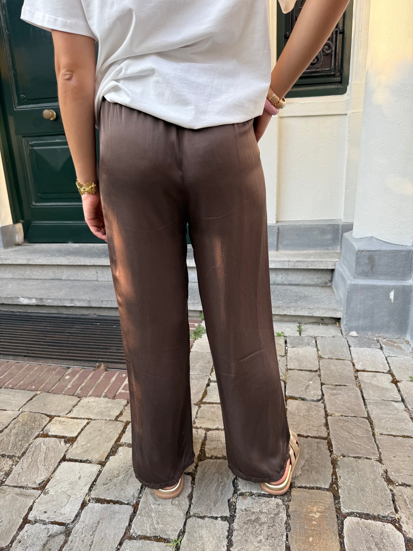 Silky broek - Bruin