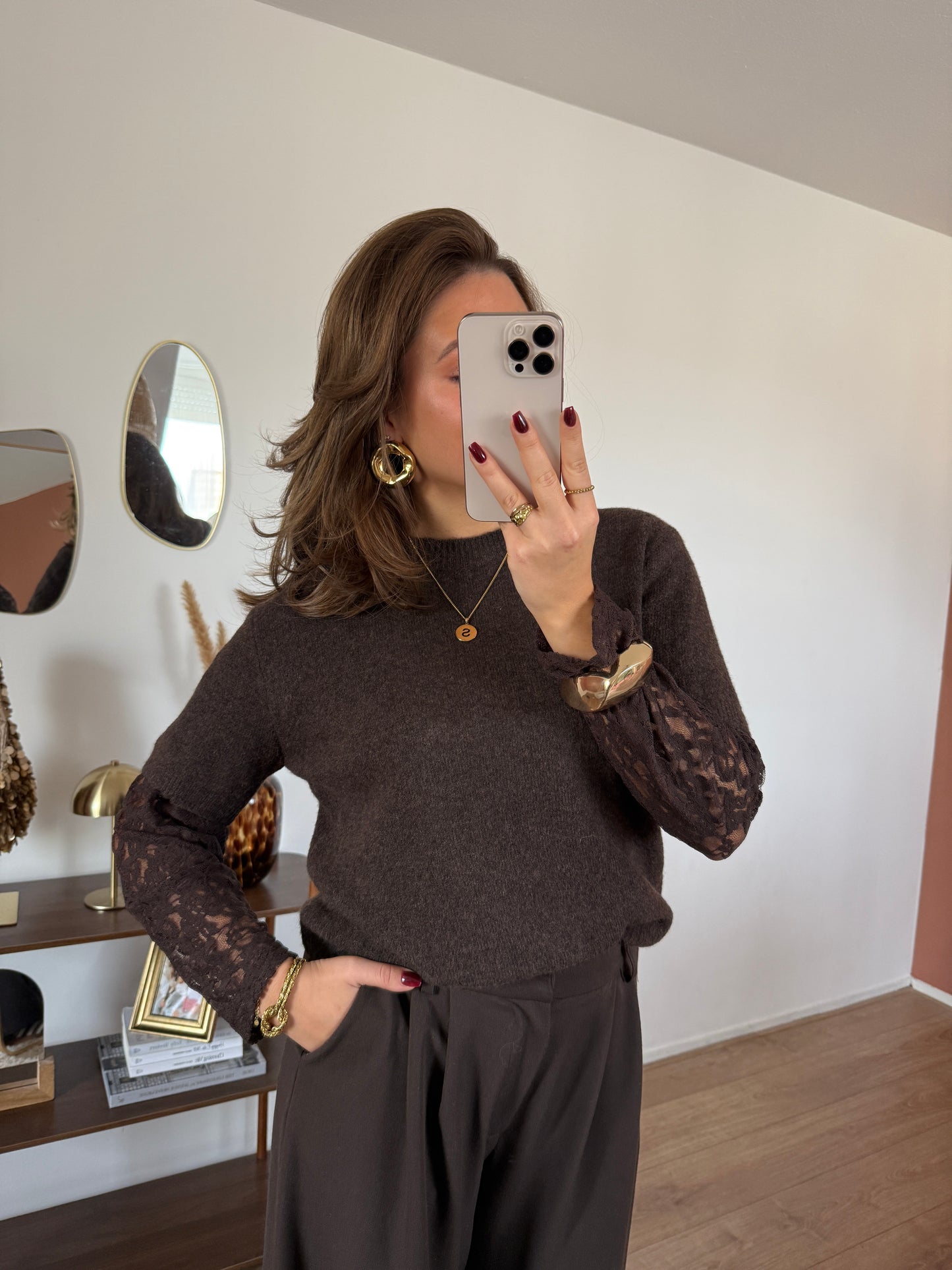 Bangle groot met opening - goud