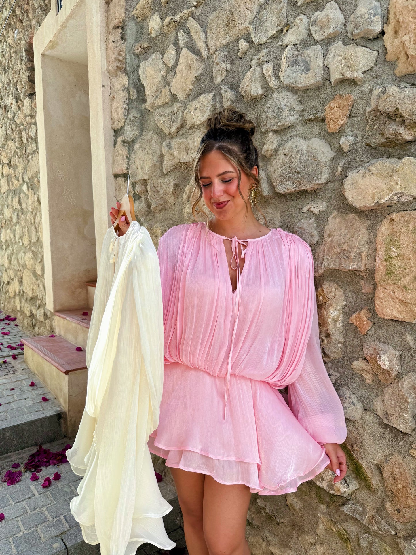 Playsuit flowy - Roze