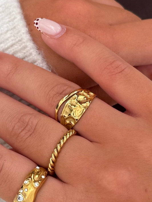 Dubbele ring - Goud