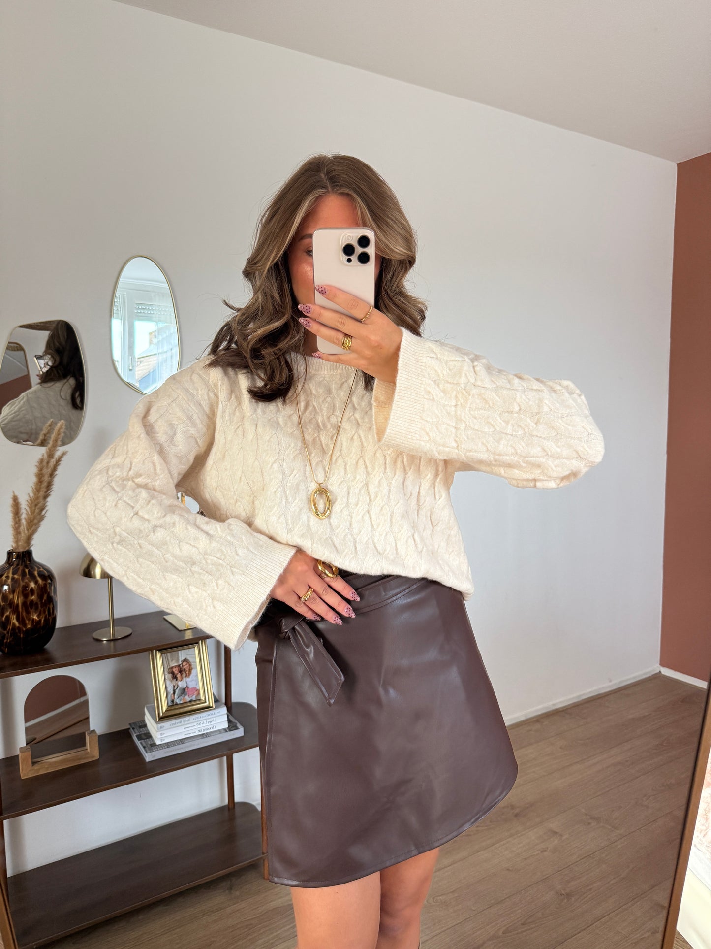 Ring ovaal open - Goud