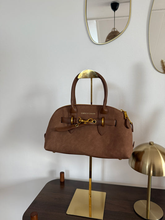 NOVA tas met gesp - Bruin