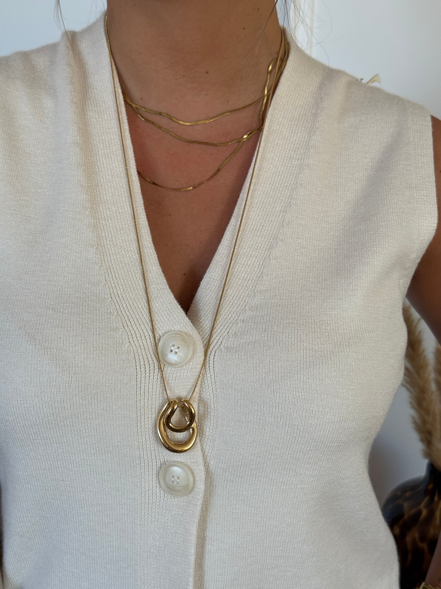 Ketting multi - Goud
