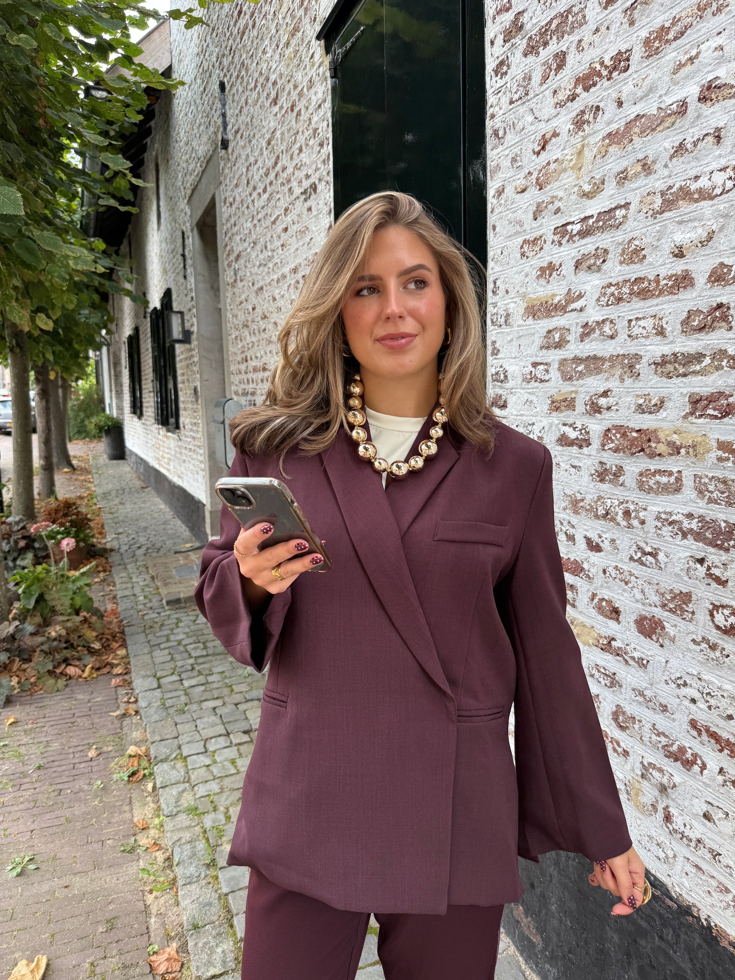 VITA blazer - Bordeaux