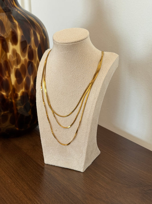 Ketting multi - Goud