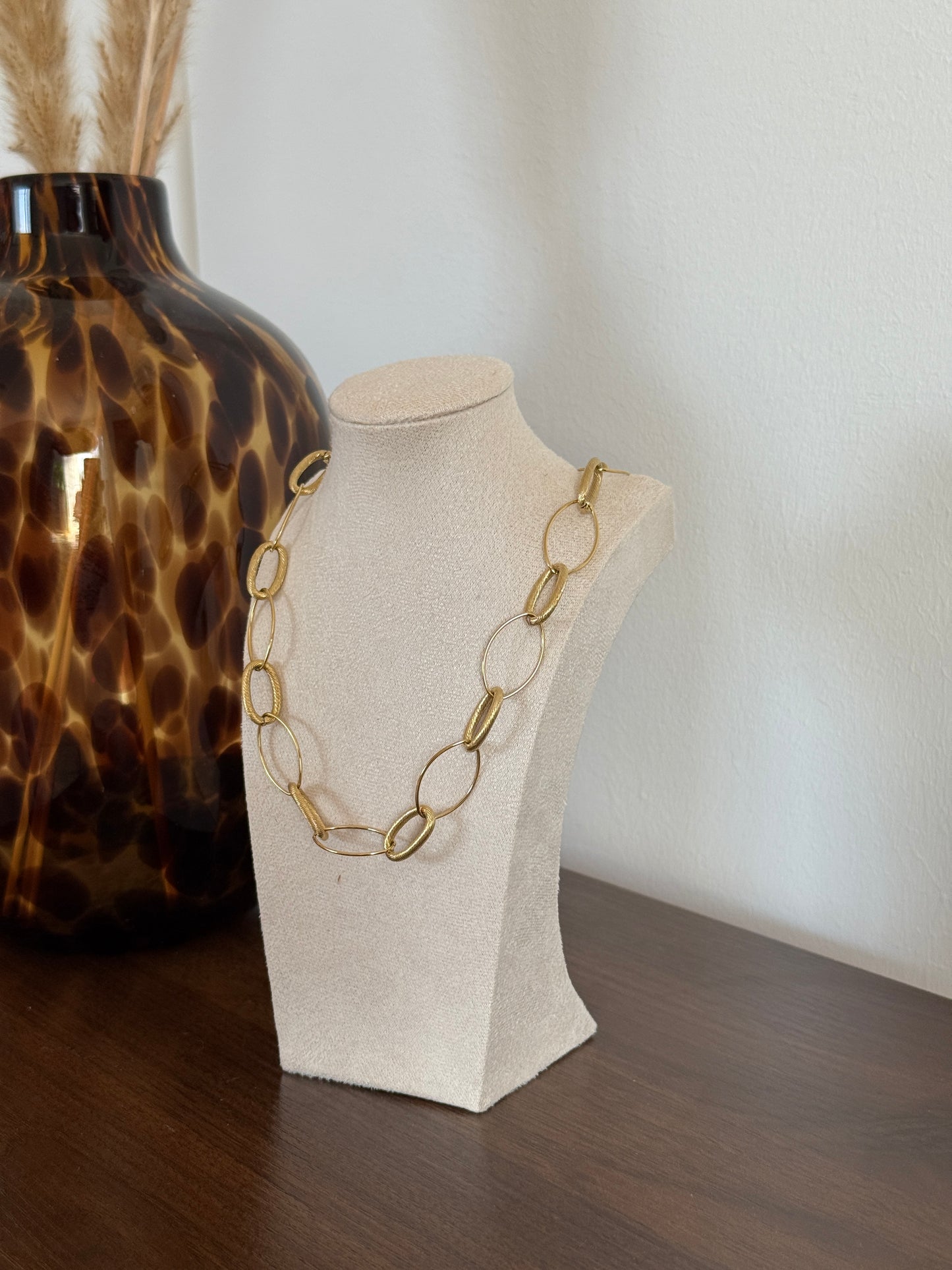 Ketting met schakels - Goud