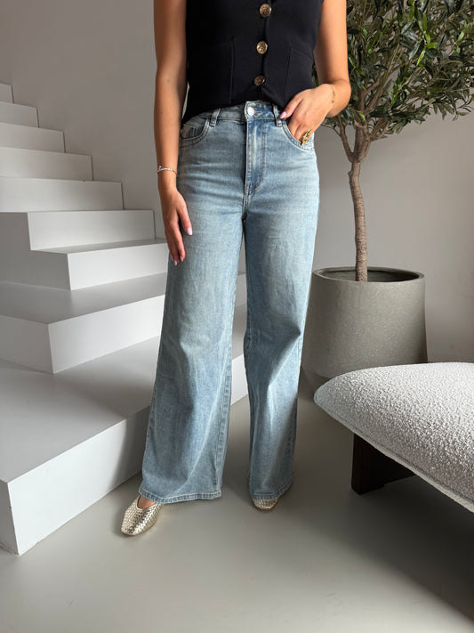 Jeans pallazo wide leg - Denim