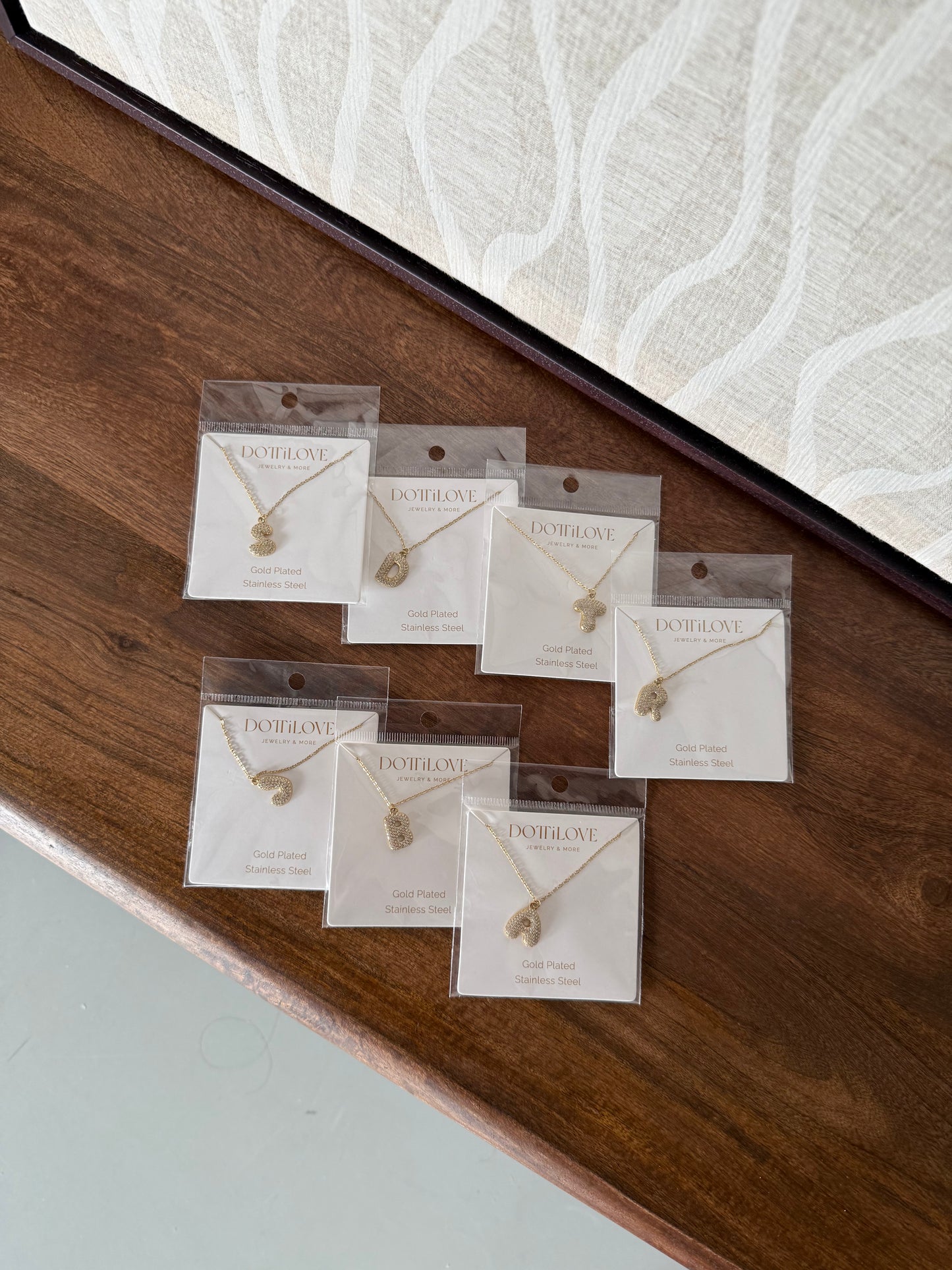 Ketting letter T - Goud