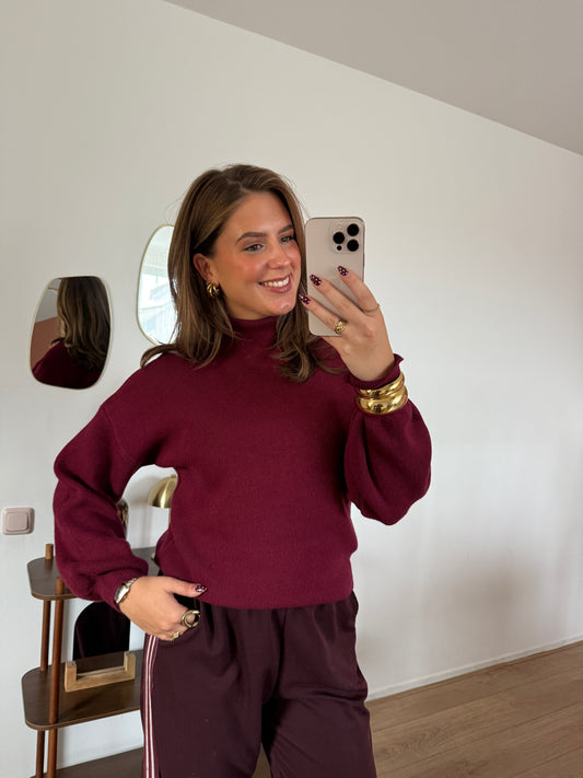 ZOE trui - bordeaux