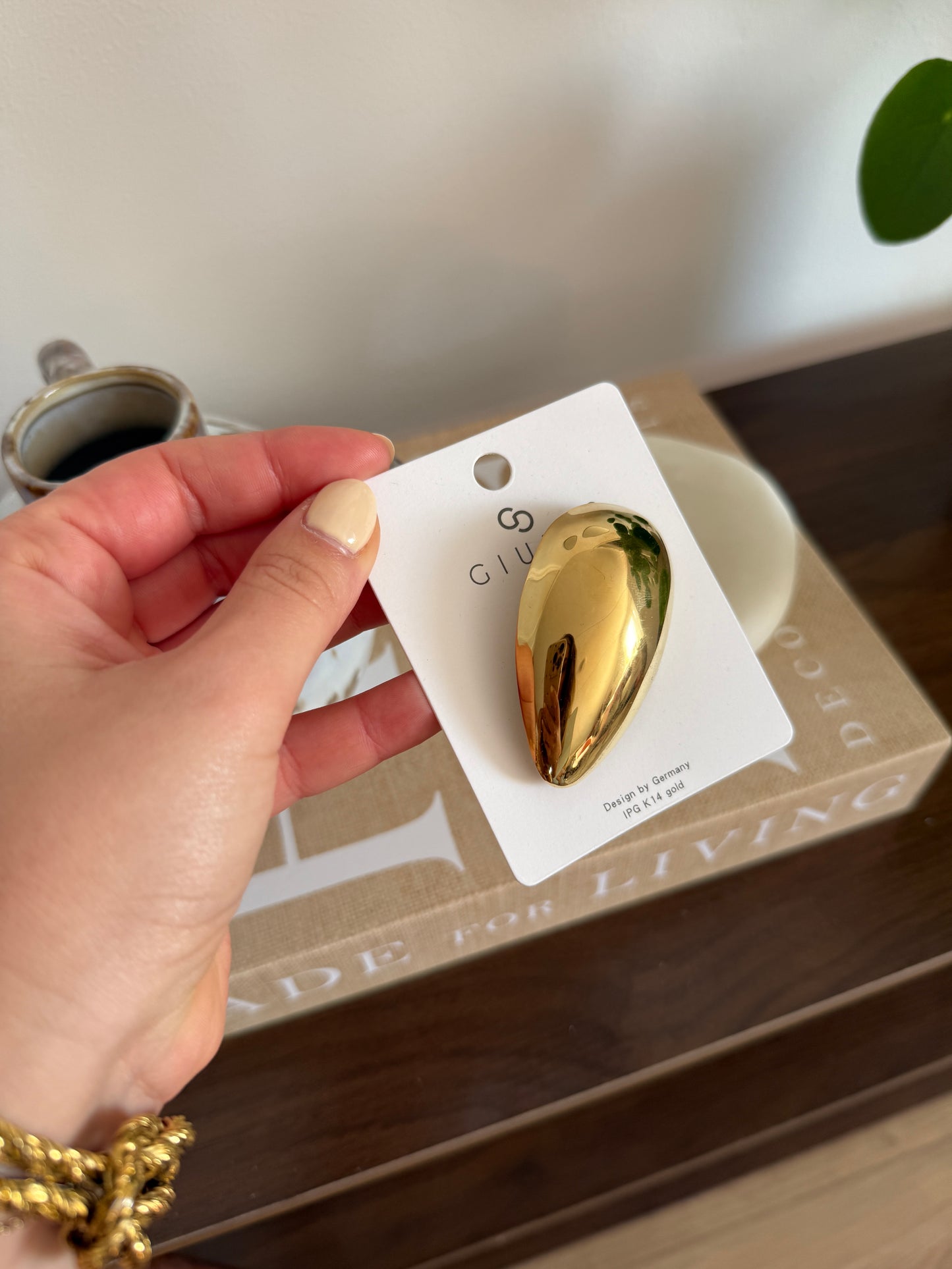 Broche massief - Goud