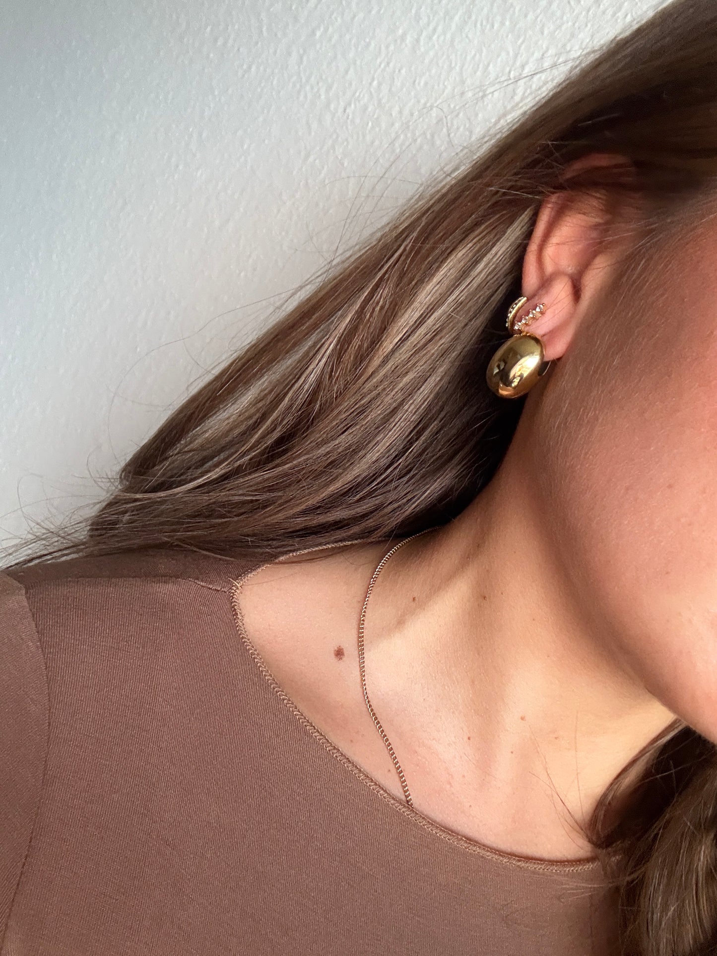 Classic oorbel - goud